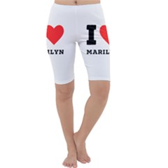 I Love Marilyn Cropped Leggings  by ilovewhateva