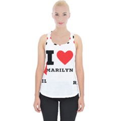 I Love Marilyn Piece Up Tank Top by ilovewhateva