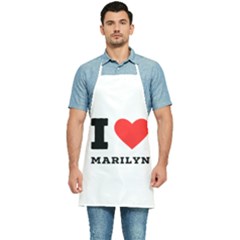 I Love Marilyn Kitchen Apron by ilovewhateva