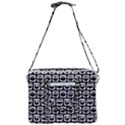 Black And White Owl Pattern Cross Body Office Bag View3