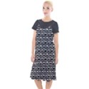 Black And White Owl Pattern Camis Fishtail Dress View1