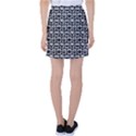 Black And White Owl Pattern Tennis Skirt View2