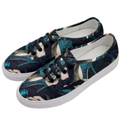 Glass Slipper Blues Fairytale Women s Classic Low Top Sneakers