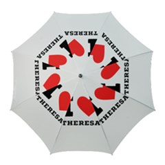 I Love Theresa Golf Umbrellas by ilovewhateva