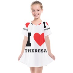 I Love Theresa Kids  Smock Dress by ilovewhateva