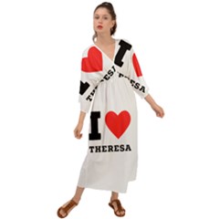 I Love Theresa Grecian Style  Maxi Dress by ilovewhateva