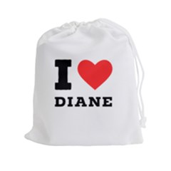 I Love Diane Drawstring Pouch (2xl) by ilovewhateva