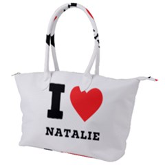 I Love Natalie Canvas Shoulder Bag by ilovewhateva
