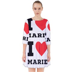 I Love Marie Smock Dress by ilovewhateva