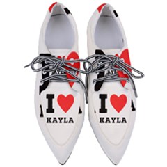 I Love Kayla Pointed Oxford Shoes by ilovewhateva