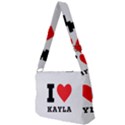 I love kayla Full Print Messenger Bag (L) View2