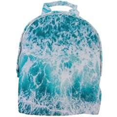Tropical Blue Ocean Wave Mini Full Print Backpack by Jack14