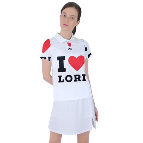 I Love Lori Women s Polo Tee by ilovewhateva