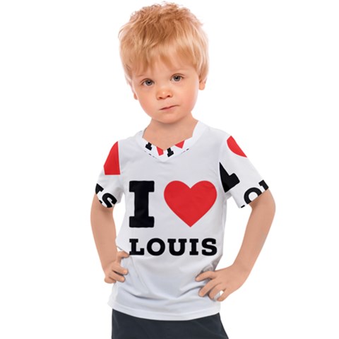 I Love Louis Kids  Sports Tee by ilovewhateva