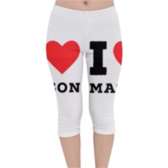 I Love Mason Velvet Capri Leggings  by ilovewhateva