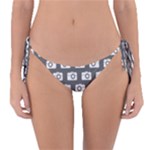 Modern Chic Vector Camera Illustration Pattern Reversible Bikini Bottoms