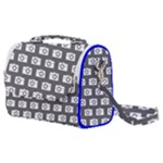 Modern Chic Vector Camera Illustration Pattern Satchel Shoulder Bag