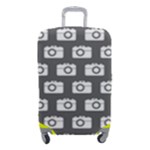 Modern Chic Vector Camera Illustration Pattern Luggage Cover (Small)