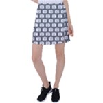 Modern Chic Vector Camera Illustration Pattern Tennis Skirt