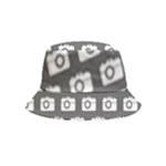 Modern Chic Vector Camera Illustration Pattern Inside Out Bucket Hat (Kids)