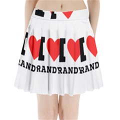 I Love Randy Pleated Mini Skirt by ilovewhateva