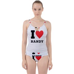 I Love Randy Cut Out Top Tankini Set by ilovewhateva