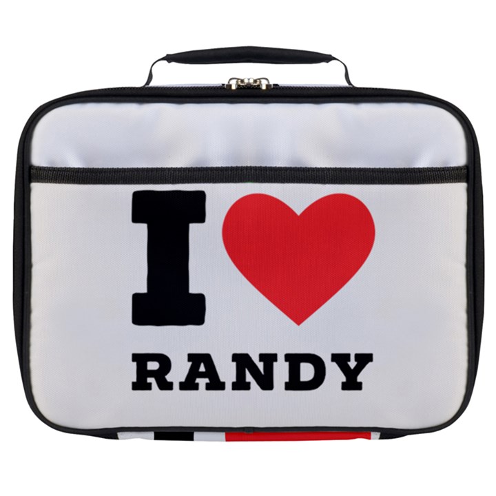 I love randy Full Print Lunch Bag