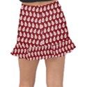 Ladybug Vector Geometric Tile Pattern Fishtail Mini Chiffon Skirt View2