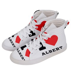 I Love Albert Men s Hi-top Skate Sneakers by ilovewhateva