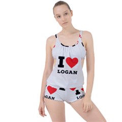 I Love Logan Boyleg Tankini Set  by ilovewhateva