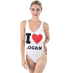 I Love Logan High Leg Strappy Swimsuit by ilovewhateva