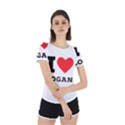 I love logan Back Cut Out Sport Tee View2