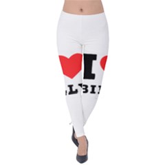 I Love Billy Velvet Leggings by ilovewhateva