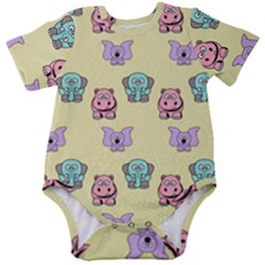 Animals-17 Baby Short Sleeve Bodysuit by nateshop