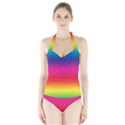 Spectrum Halter Swimsuit View1