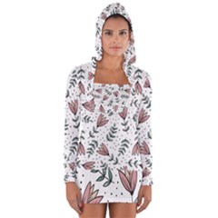 Flowers-49 Long Sleeve Hooded T-shirt by nateshop