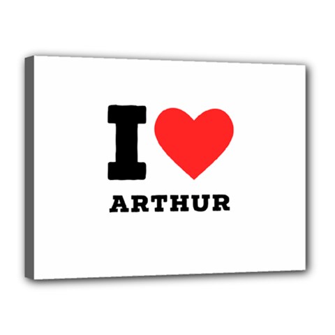 I Love Arthur Canvas 16  X 12  (stretched) by ilovewhateva