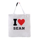 I love sean Grocery Tote Bag