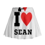I love sean Mini Flare Skirt