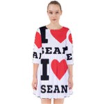 I love sean Smock Dress