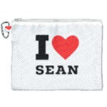 I love sean Canvas Cosmetic Bag (XXL)