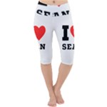 I love sean Lightweight Velour Cropped Yoga Leggings