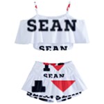 I love sean Kids  Off Shoulder Skirt Bikini