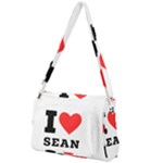 I love sean Front Pocket Crossbody Bag