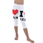 I love sean Kids  Lightweight Velour Capri Leggings 