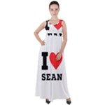I love sean Empire Waist Velour Maxi Dress