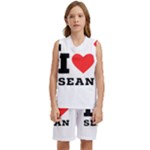I love sean Kids  Basketball Mesh Set