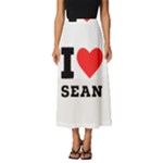 I love sean Classic Midi Chiffon Skirt