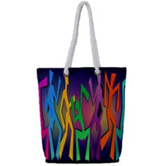 Dancing Full Print Rope Handle Tote (small) by nateshop