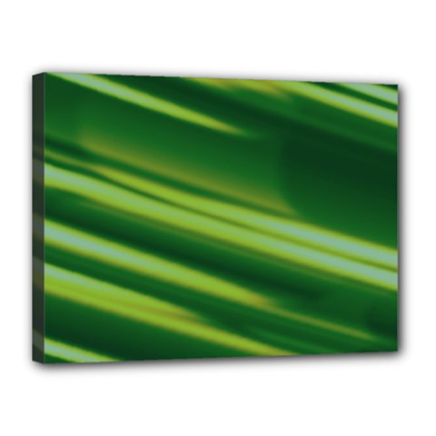 Green-01 Canvas 16  X 12  (stretched) by nateshop